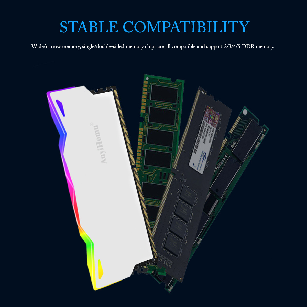 AuyiHomu RGB Heatsink, 5V 3Pin - Ddr5 Memory review and price